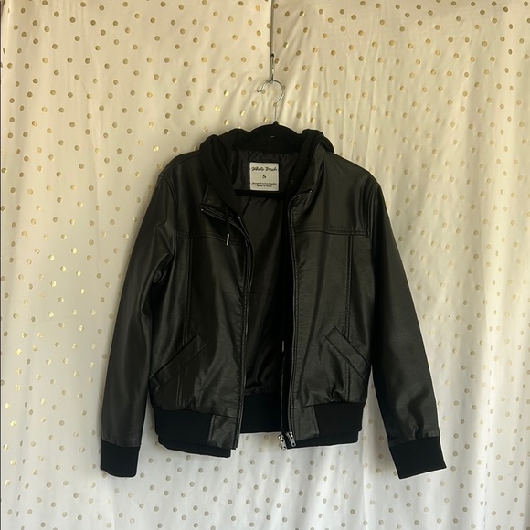 White Birch Black Faux Leather Jacket.Size S - Picture 12 of 13
